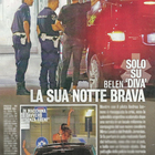 Belen Rodriguez fermata dalla polizia con Mirco Levati e il fratello Jeremias (Diva e donna)