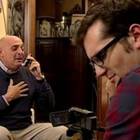 Paolo Brosio e la finta telefonta del papa a Scherzi a Parte (Foto dalla trasmissione)