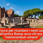 Il trucco per ricordare i nomi usato nell'antica Roma: ecco chi era il "memorandum umano"