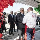 Monza, Sergio Mattarella inaugura la pizzeria PizzAut. «Sono uno di voi»