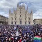 Piazza Duomo gremita per la festa dello scudetto dell'Inter