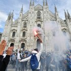 Scudetto Inter, maxi assembramento dei tifosi al Duomo