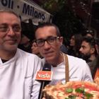 Pizzaioli in festa nel centro storico di Napoli per il riconoscimento Unesco