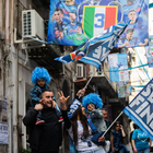 Napoli azzurra per la festa scudetto. Newfotosud Sergio Siano