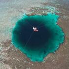 Buco blu in Messico: le spettacolari immagini della scoperta