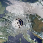 Vulcano Tonga, la simulazione dell'esplosione sulla mappa dell'Europa