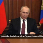 Ucraina, la dichiarazione di guerra di Putin: «In caso di interferenze, conseguenze mai viste prima»