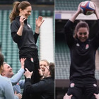 Kate Middleton, il lato B e l'imbarazzo del pilone del rugby: «Mi perdoni, Duchessa, ma le metterò le mani proprio lì»
