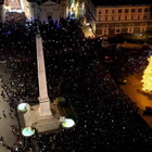 Roma, ecco l'accensione dell'albero di Natale a piazza del Popolo