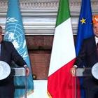 Guterres: "Ringrazio gli italiani e il Governo per la generosità"