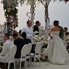 Le nozze da favola di Feiping Chang da Hong Kong a Villa Lysis a Capri (Foto Capri Capress)