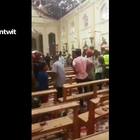 Sri Lanka, le immagini dall'interno della chiesa dopo l'attentato