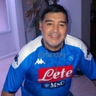 Coppa Italia, Maradona con la maglia del Napoli: «Orgoglioso di voi»