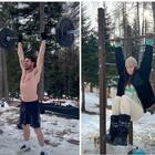 Cecilia Rodriguez, l'allenamento di Ignazio Moser sulla neve: «Trova le differenze»
