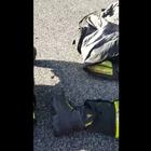 Inferno Salaria, vigili del fuoco a terra: i soccorsi del motociclista investito dall'esplosione