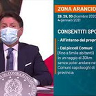 Conte: «L'intero territorio italiano sarà zona arancione il 28, 29, 30 dicembre e 4 gennaio»