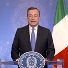 Draghi: "Italia sta ripartendo, ma non dimentichiamoci di chi soffre"