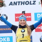 Biathlon, Dorothea Wierer d'oro nell'inseguimento