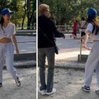 Michelle Hunziker con Aurora Ramazzotti: «Bisnonna e mammina scatenate al parco»