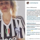 • Valentina, star di Instagram con la maglia bianconera
