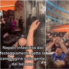 Napoli, stanco dei festeggiamenti getta acqua sui tifosi. Sui social: «È candeggina, ragazzo in ospedale»