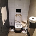 Cliente del bar strappa la carta da parati del bagno per pulirsi, la foto denuncia: «Se ci fosse stato il rotolo non sarebbe successo»