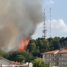 Incendio Pescara si estende alla collina di San Silvestro