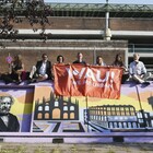 Milano, inaugurato il murale mangia-smog Wau: «Come fosse un bosco»