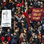 Roma-Genoa, Totti e Damiano dei Maneskin in tribuna all'Olimpico