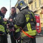 Incendio nel centro di Torino, l'intervento dei Vigili del fuoco