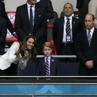 Kate Middleton e il Principe William insieme a George in tribuna