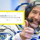Luca Parmitano esulta al gol dell'Inghilterra, boom di insulti su Twitter. L'astronauta: «Ecco perché l'ho fatto»