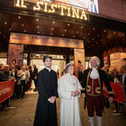 Roma, parata di vip per Max Giusti al teatro Sistina con "Il Marchese del Grillo"