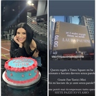Laura Pausini, sorpresa a New York dai fan per il compleanno: «Mi lasciate senza parole»