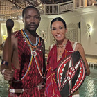 Elisabetta Gregoraci, Capodanno in Kenya con la danza tipica Masai: «È finita così»