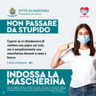 «La mascherina? Non è una pigna in...»: bufera social sulla campagna di sensibilizzazione del Comune nel Leccese