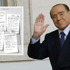 Silvio Berlusconi, quei quattro fogli scritti prima di morire: «Garantismo, libertà e pace». L'eredità del Cav FOTO
