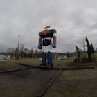 Una statua gigante di Ufo Robot difende la città: l'idea di un Comune francese