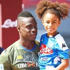 Balotelli dedica il gol a Napoli alla figlia: «Un sogno che si avvera, amore mio»