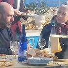 Checco Zalone ed Helen Mirren a pranzo (vista mare) a Marina Serra di Tricase