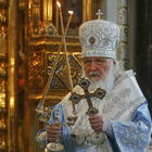 Il Patriarca Kirill in cattedrale a Mosca