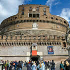 Roma, a Castel Sant'Angelo file per la domenica gratuita ai musei. Foto: Francesco Iovine/Ag. Toiati