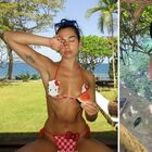 Dua Lipa, il micro bikini di Hello Kitty lancia la moda estiva: le foto della fuga tropicale infiammano il web