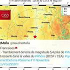 Francia, terremoto di magnitudo 5.4: le segnalazioni su Twitter
