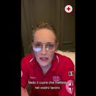Sharon Stone invia un messaggio alla Croce Rossa Italiana: «Vi ammiro»