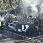 Rom dà fuoco a un bus Atac nel deposito. L'azienda in una nota: «l'incendio è doloso»