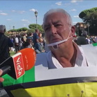 “Non siamo negazionisti. Non credete alla tv”, manifestanti "no mask" a Piazza S. Giovanni