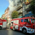 Roma, incendio in un palazzo in zona San Paolo: