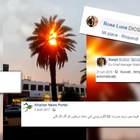 FAKE: Palme e cespugli prendono fuoco a Dubai per le alte temperature