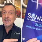 Sanremo sbarca su TikTok, Amadeus svela una sorpresa: «Altri ospiti, ecco chi saranno» VIDEO